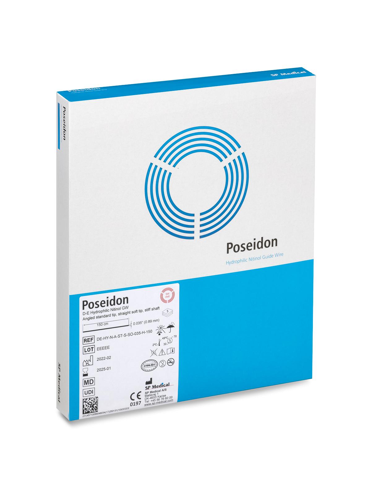 Poseidon Hydrophilic Nitinol Guide Wire
