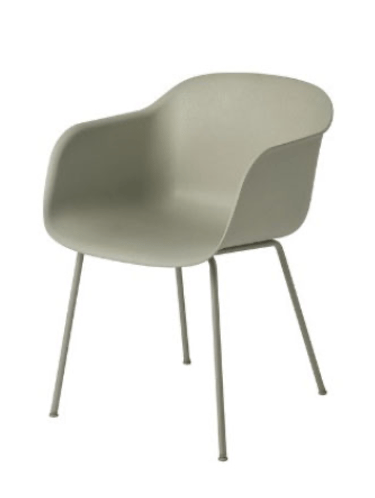 Muuto chair from recycled plastic