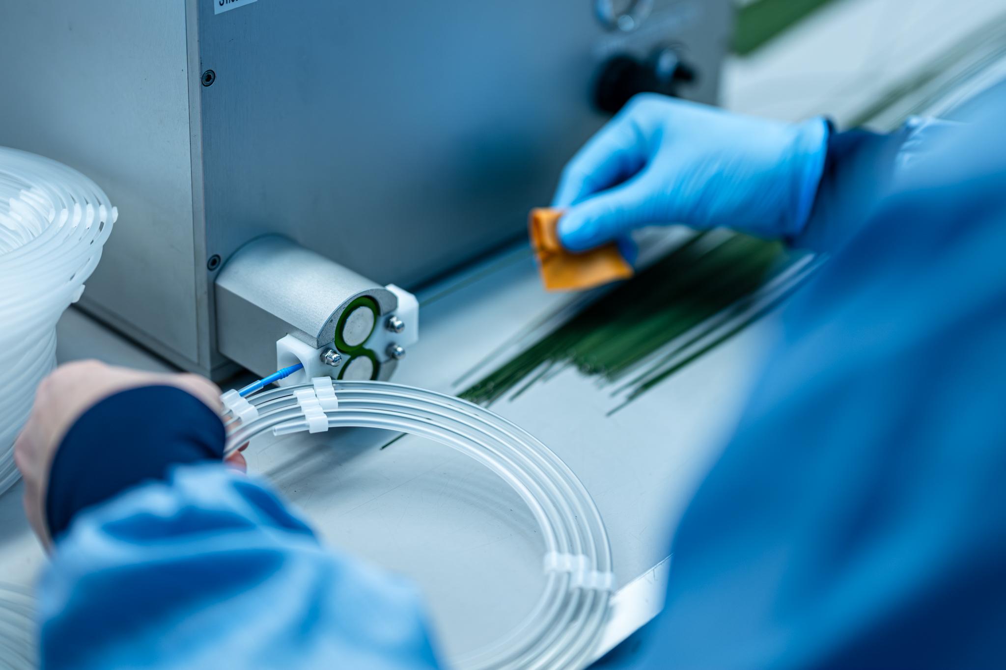 Guide wire manufacturing facility