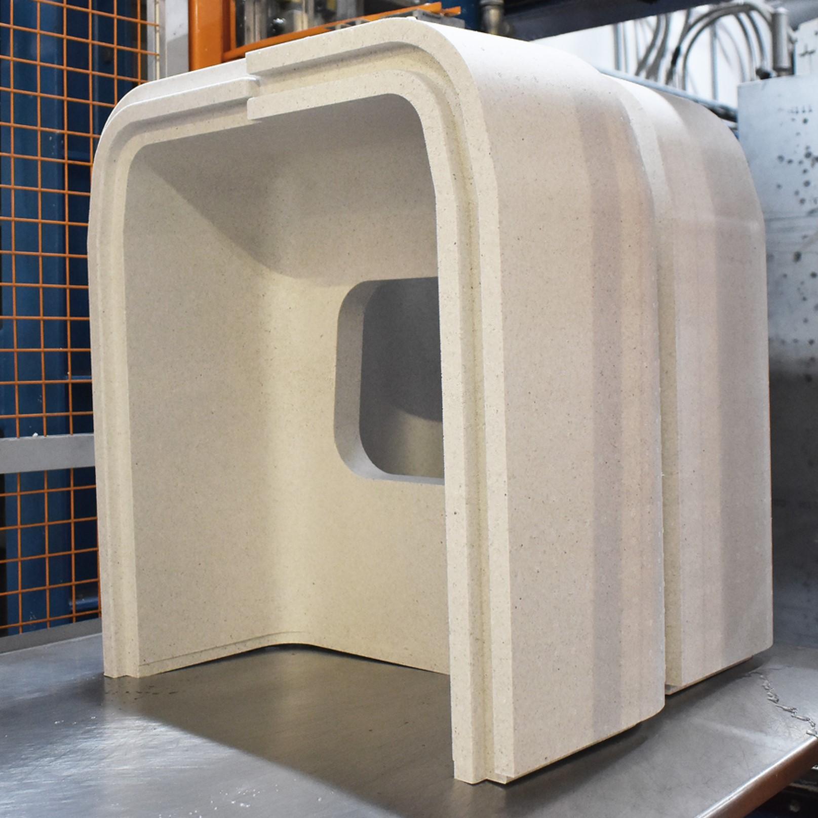 A moulded EPS component at Idé-Pro